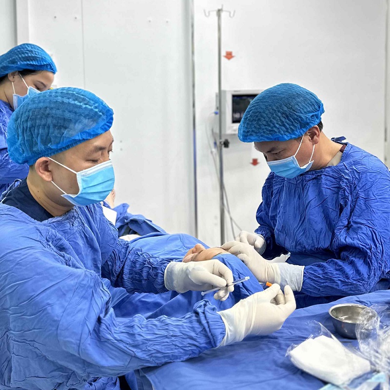 The procedure for correcting botched rhinoplasty at Kangnam follows standard medical practices.