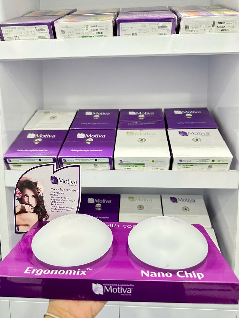 Using premium breast implants