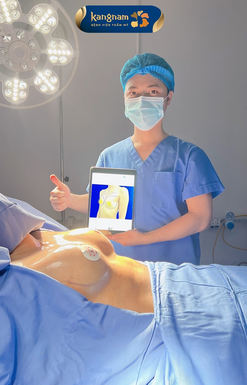 The team of highly skilled doctors directly performs breast augmentation.