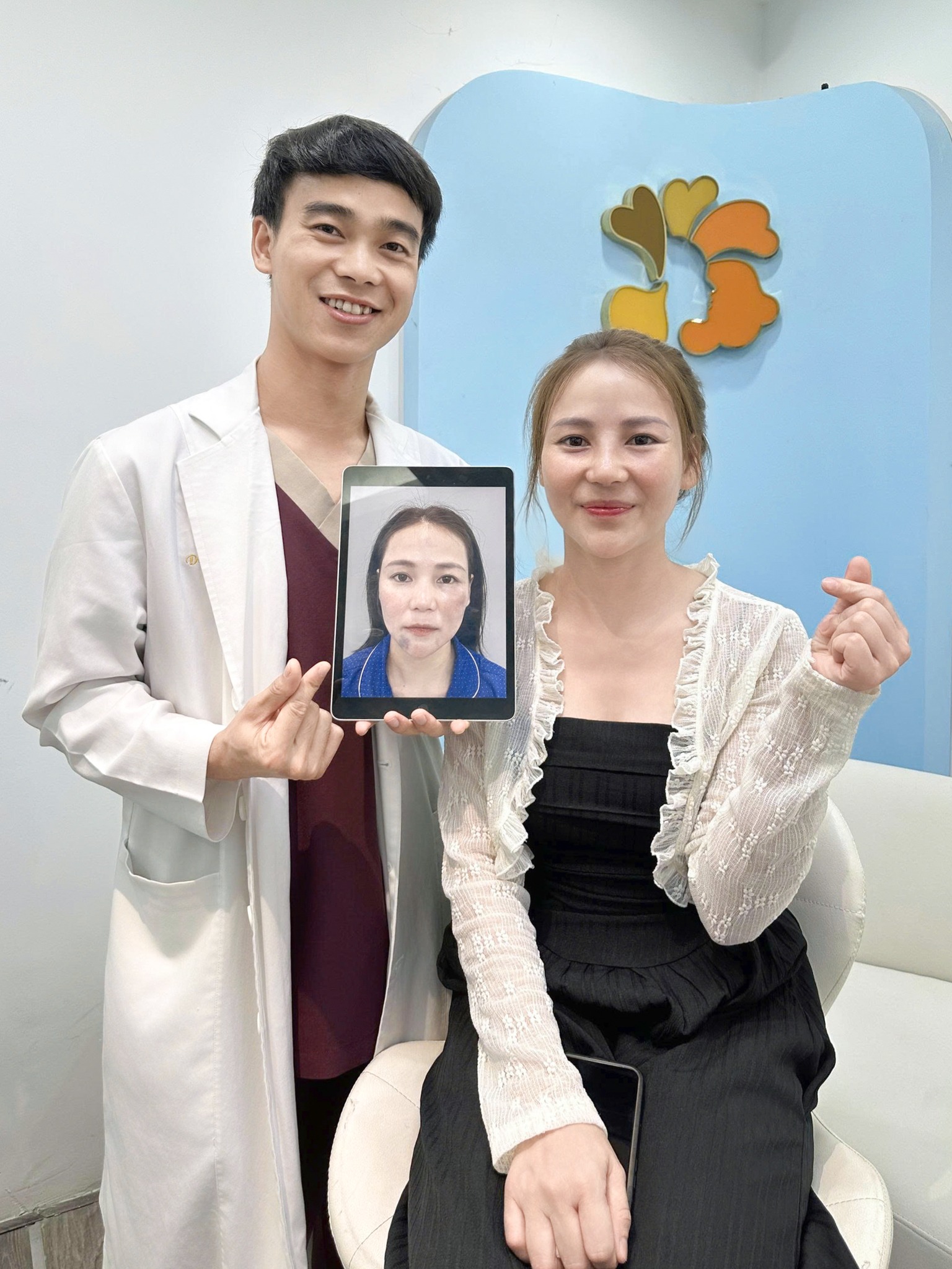 Dr. Louis Truong creates a nose shape that suits each individual.