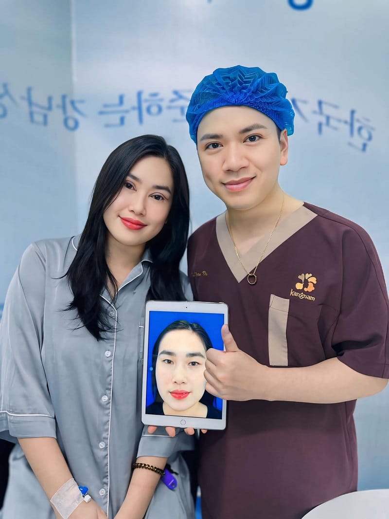 Trực tiếp bác sĩ chuyên khoa nhiều kinh nghiệm tại Kangnam thăm khám và cắt mí
