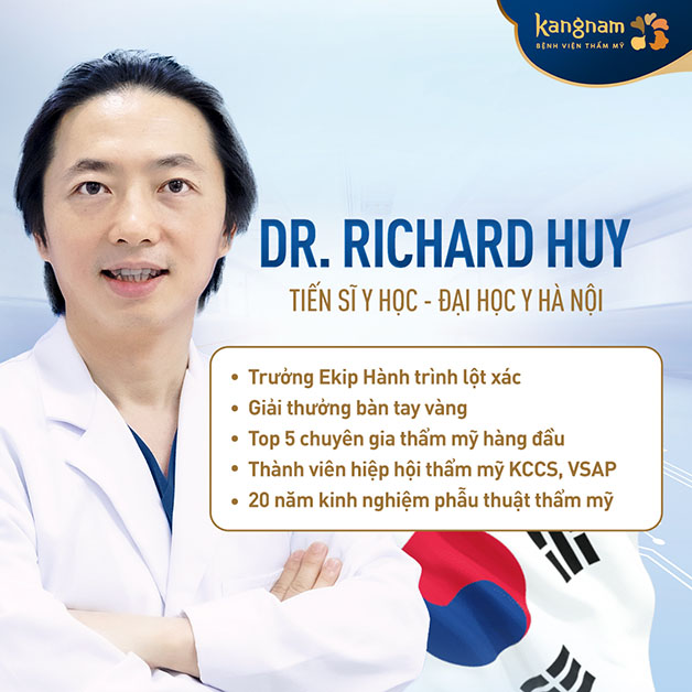 Bác sĩ Richard Huy có trên 20 năm kinh nghiệm phẫu thuật thẩm mỹ