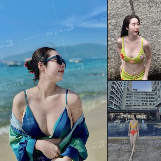 Chị khách hàng Việt kiều 3 năm trước về nước làm nâng ngực và đây là hình ảnh mới nhất của chị trong chuyến du lịch về Việt Nam nghỉ hè