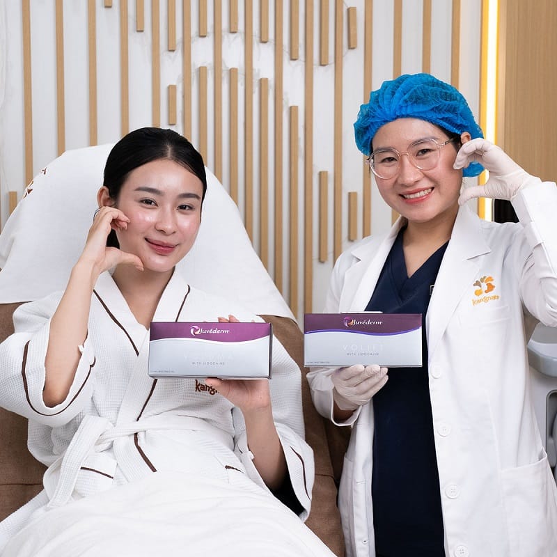 Bác sĩ chuyên khoa Da liễu sử dụng filler chính hãng