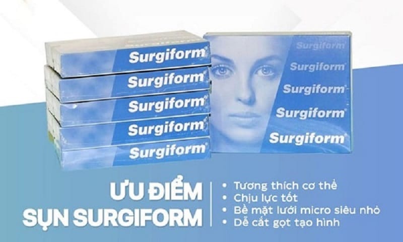 Sụn Surgiform được cấu tạo có thể chịu lực tốt