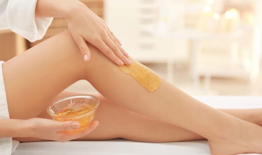 Vệ sinh da sạch sẽ trước khi tẩy lông