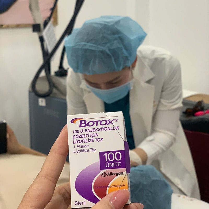 Kiểm tra botox chính hãng trước khi tiêm
