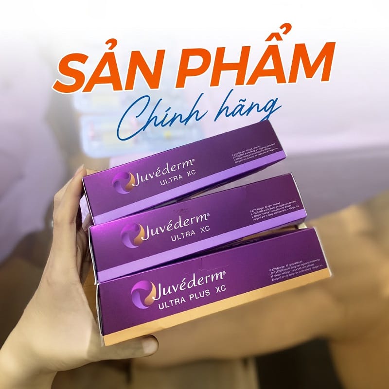 Kangnam cam kết sử dụng các sản phẩm tiêm filler chính hãng.