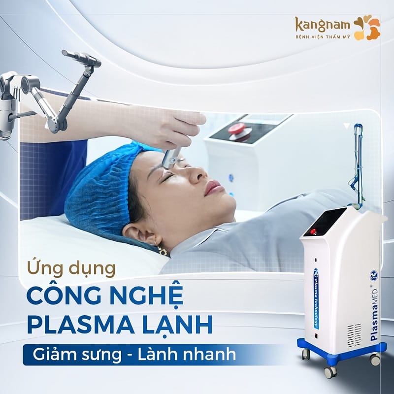 Chiếu tia Plasma lạnh giúp giảm sưng, làm lành vết thương