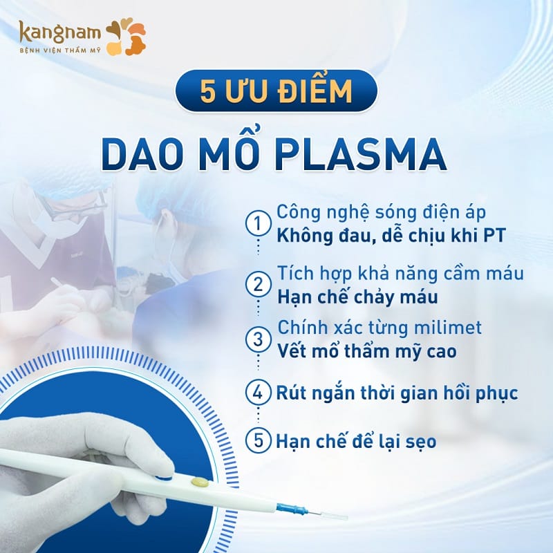 Ứng dụng dao mổ Plasma cầm máu