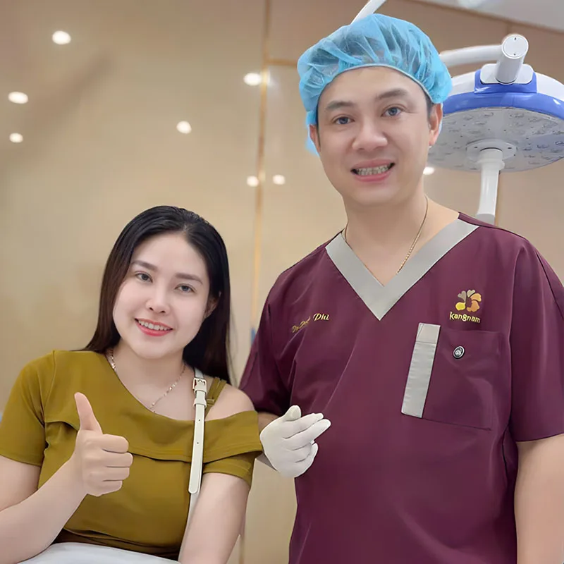 Overseas Vietnamese returning home trust Kangnam for safe rhinoplasty. 