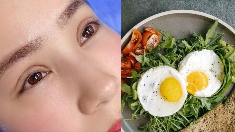 Sau cắt mí nên tránh ăn trứng thời gian đầu