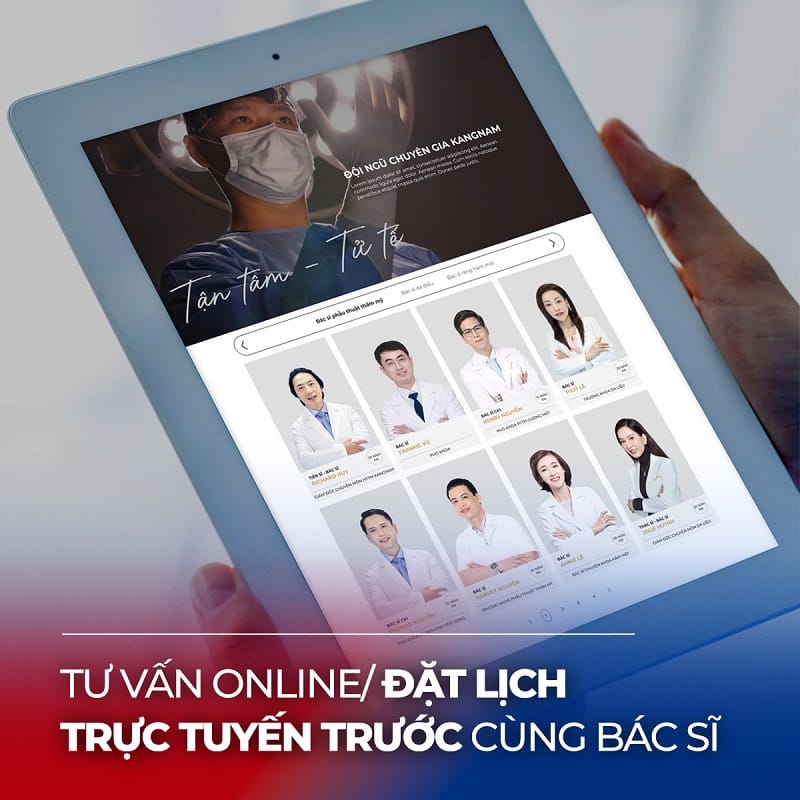 Tư vấn online với đội ngũ bác sĩ chuyên khoa