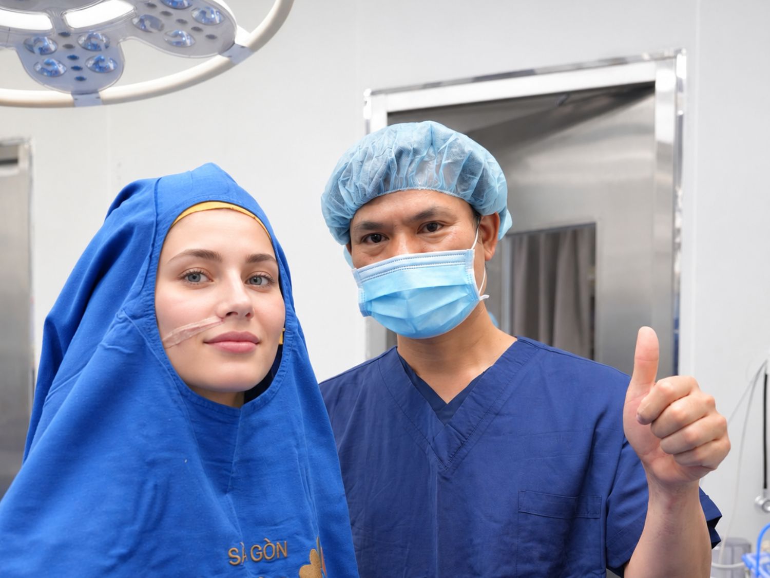 The fat grafting procedure is performed by Dr. Lucas Hoang. 