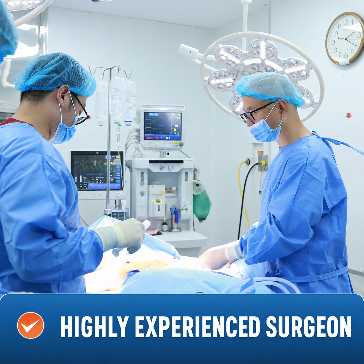 Kangnam possesses a team of highly skilled surgeons with years of experience