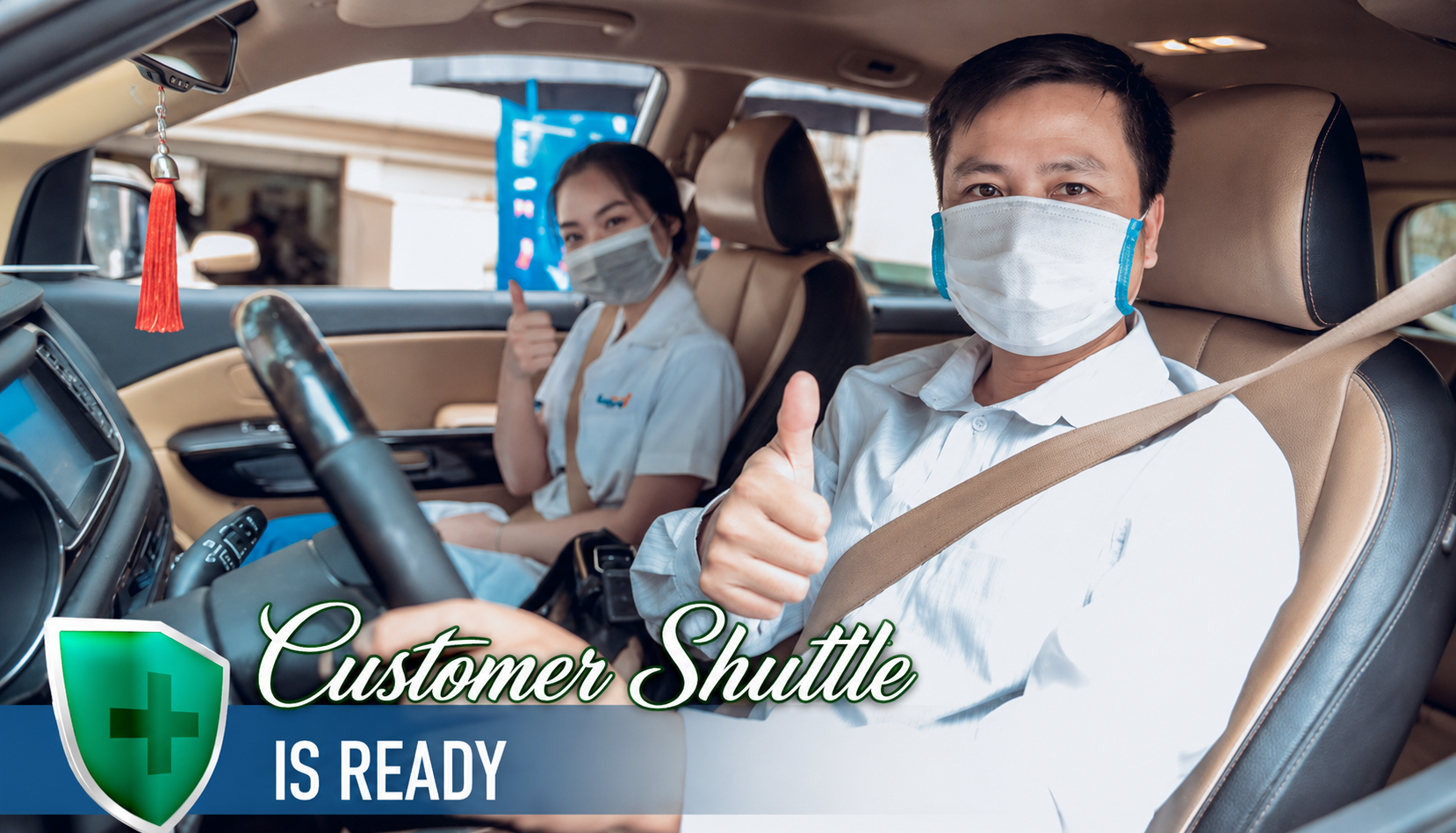 Providing airport pickup service for clients