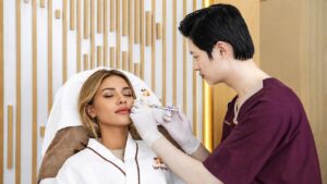 Female Canadian Customer Fills Sunken Cheeks and Erases Wrinkles with Dermal Fillers at Kangnam Hanoi