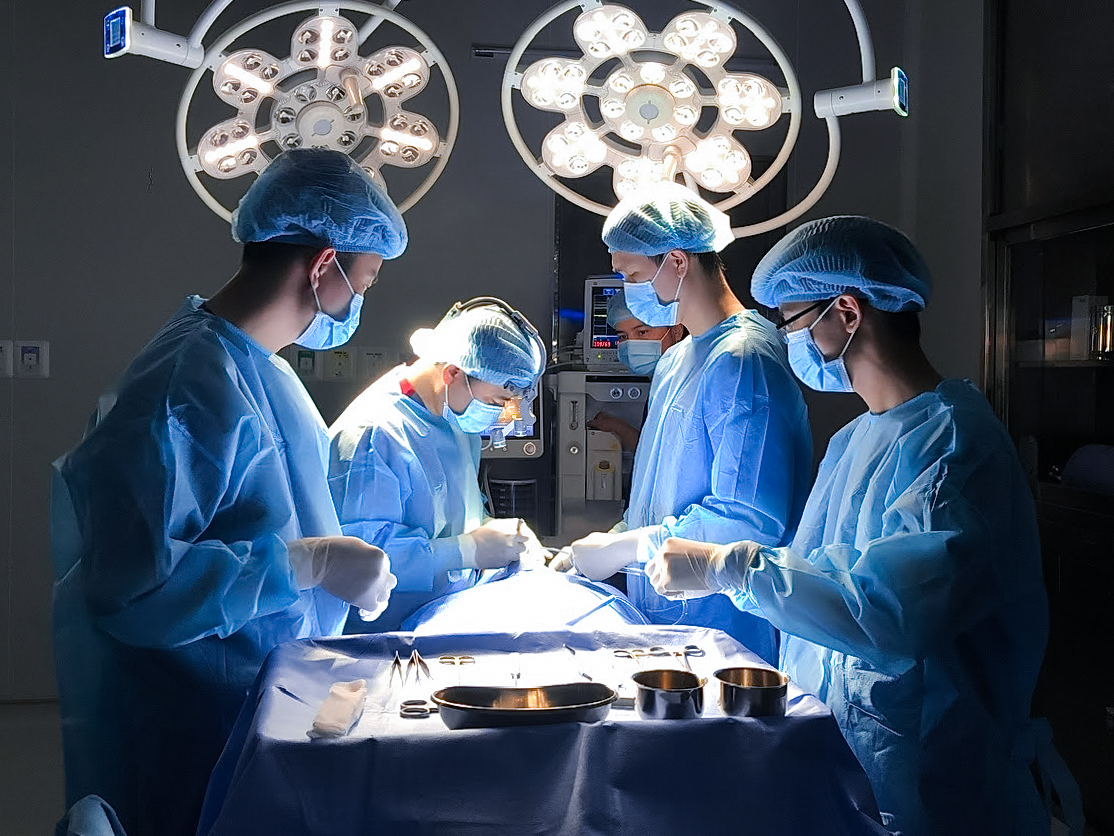The breast augmentation procedure for clients is performed according to medical standards. 