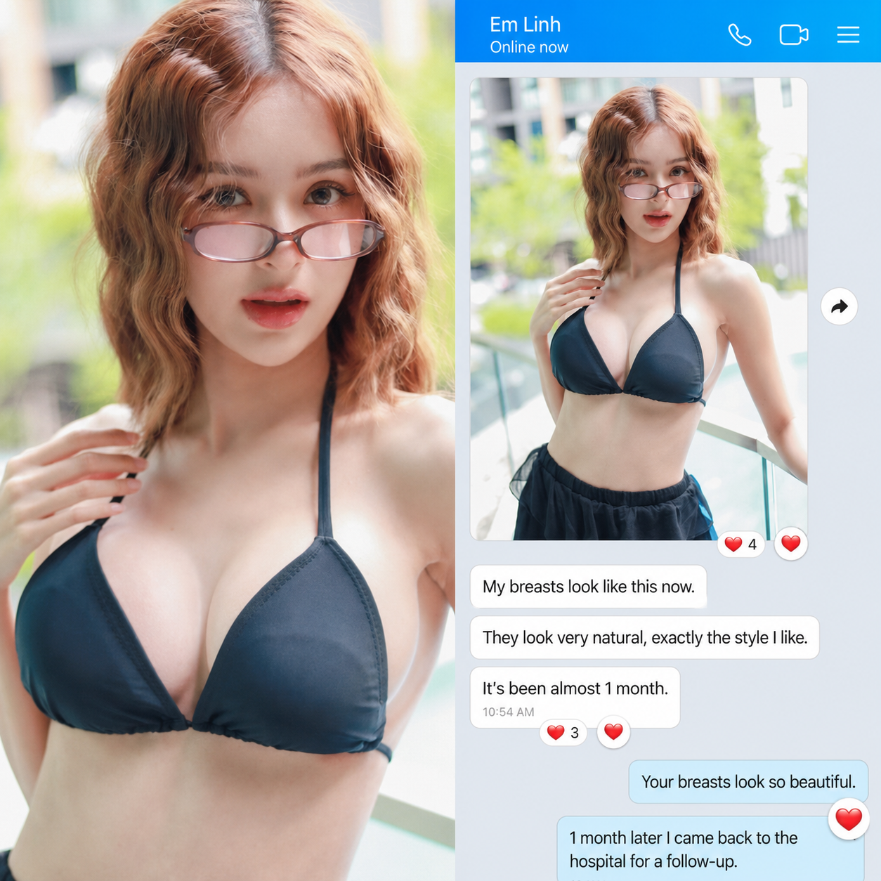Clients share positive feedback after undergoing breast augmentation at Kangnam