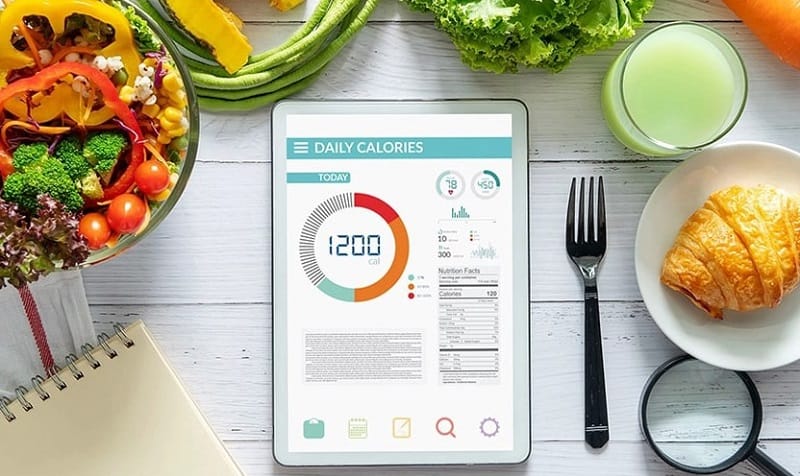 Track and build a healthy eating diet