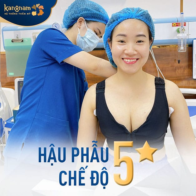 quá trình chăm sóc hậu phẫu tại Kangnam cũng đạt chuẩn 5 sao