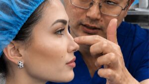 Hump Reduction Rhinoplasty and Drooping Nasal Tip Correction: Emma Achieves a More Harmonious Facial Profile at Kangnam