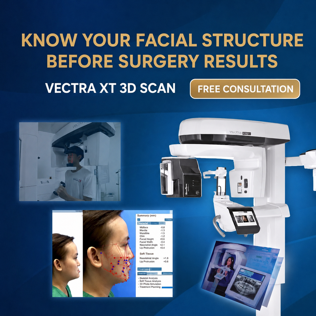 Clients can preview pre-operative outcome images