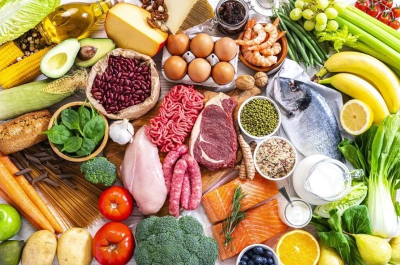 Supplement vegetables and protein-rich foods