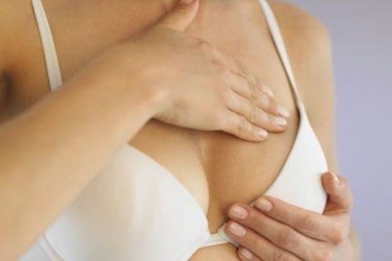 Altered sensation in the breast area
