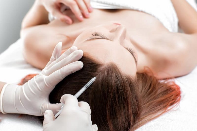 The mesotherapy procedure follows medical standards and uses traceable products.