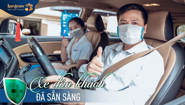 Kangnam đưa đón khách hàng tận sân bay