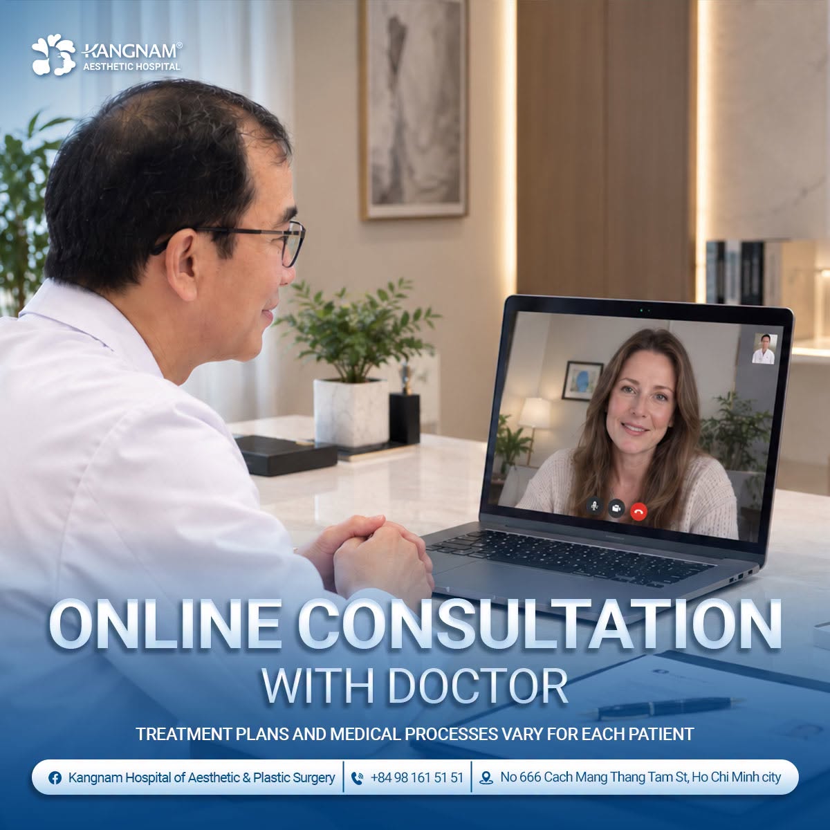 Consult with a doctor online before returning to Vietnam. 