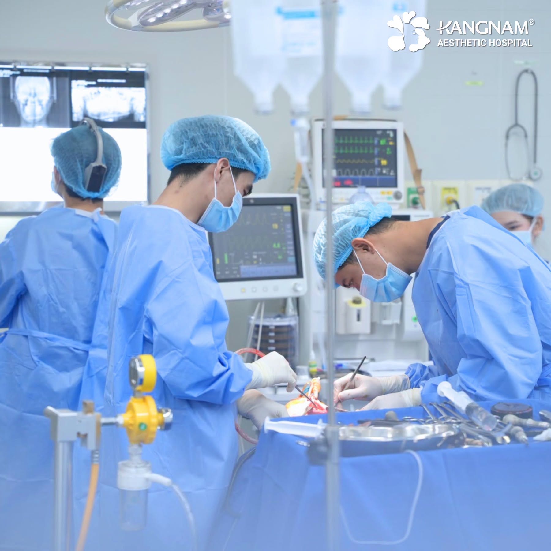 A system of procedure rooms fully equipped with modern machinery.