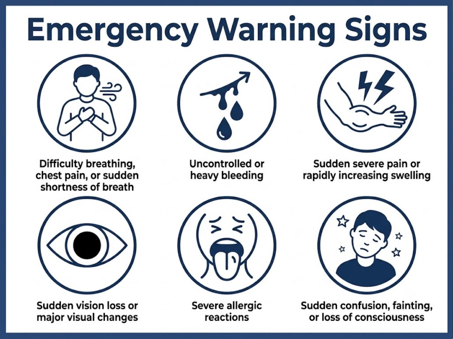 Emergency Warning Signs